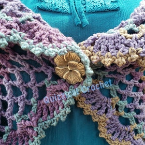 Whimsical Flower Circle Vest Crochet Pattern - Etsy