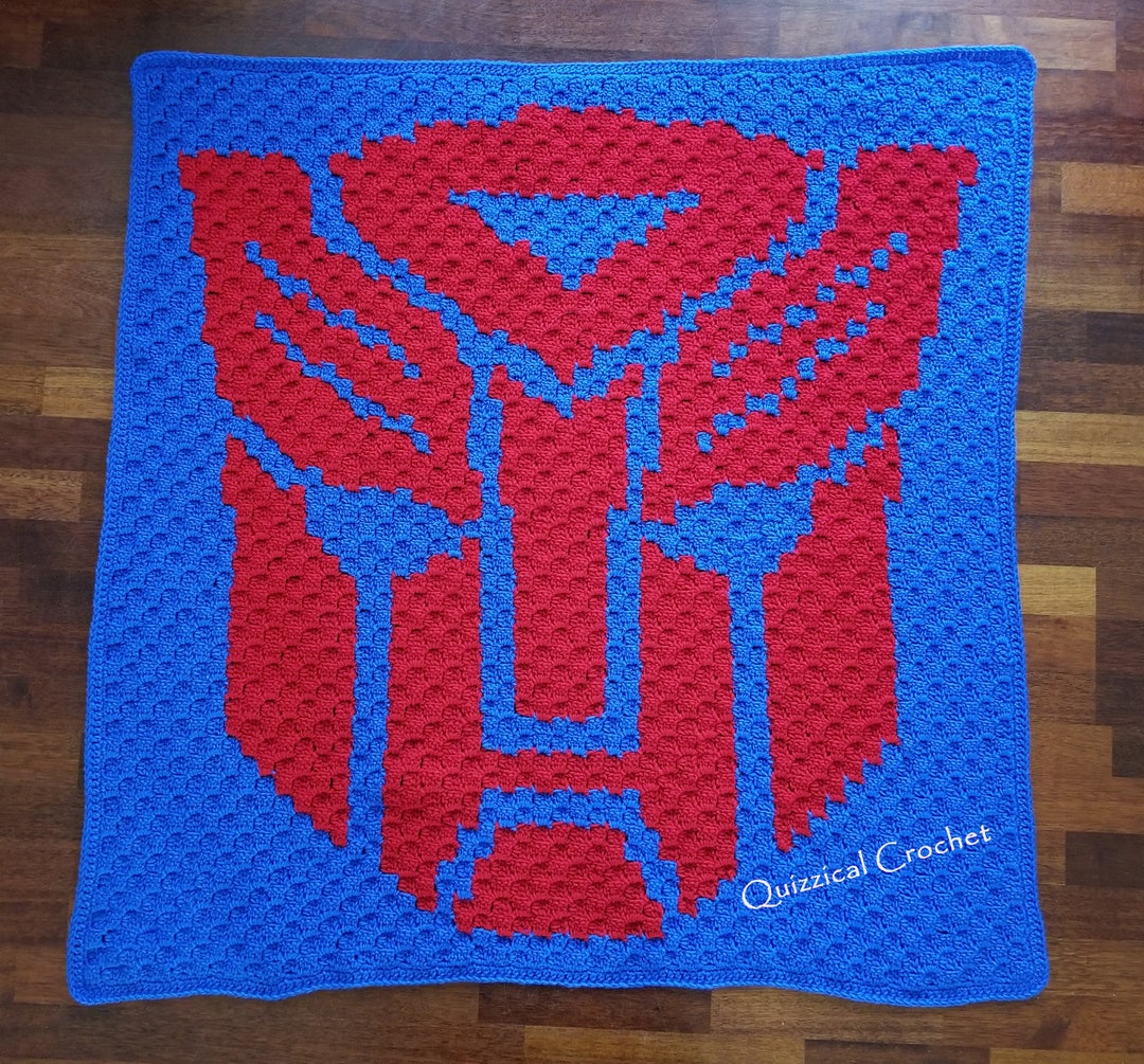 Transformers Autobots C2C Child Blanket Pattern - Optimus Prime - Etsy