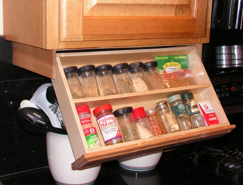 Under Cabinet Spice Rack