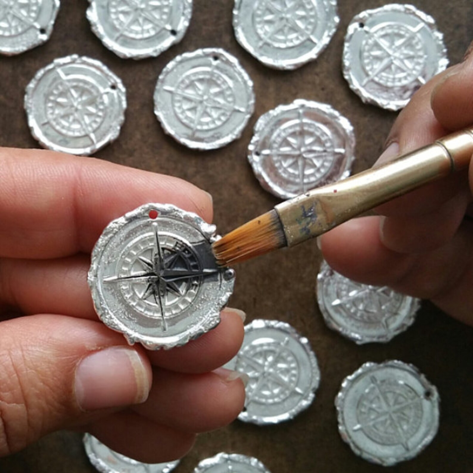 Wax Seal Jewelry Wax Seal Necklace Wax Seal Pendant Etsy