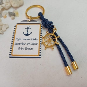 10 pcs-Nautical Favors,Baptism favors keychain ,Baby Shower Favor,Baptism Keepsake,wedding favors,summer party