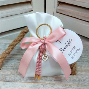 25 pcs-Baptism favor-Cross Favor-koufeta bomboniere-christening favor-First Holy communion favor-greek baptism