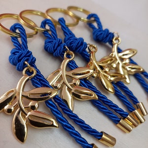 10pcs Wedding Favors -Olive branch-greek favors- bomboniera for wedding-olive branch keychains