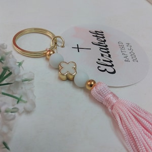 Personalized baptism favors-tassel&cross favors-Greek baptism favors-first communion favors-orthodox baptism favors-Keychains martyrika