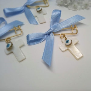 Safe pins martyrika-Evil eye martyrika- Orthodox baptism day - martirika for a boy