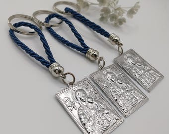 10 pcs Orthodox icon favors-religious Baptism favor-Jesus Christ favor-keychain  bomboniera-panagia bomboniere-