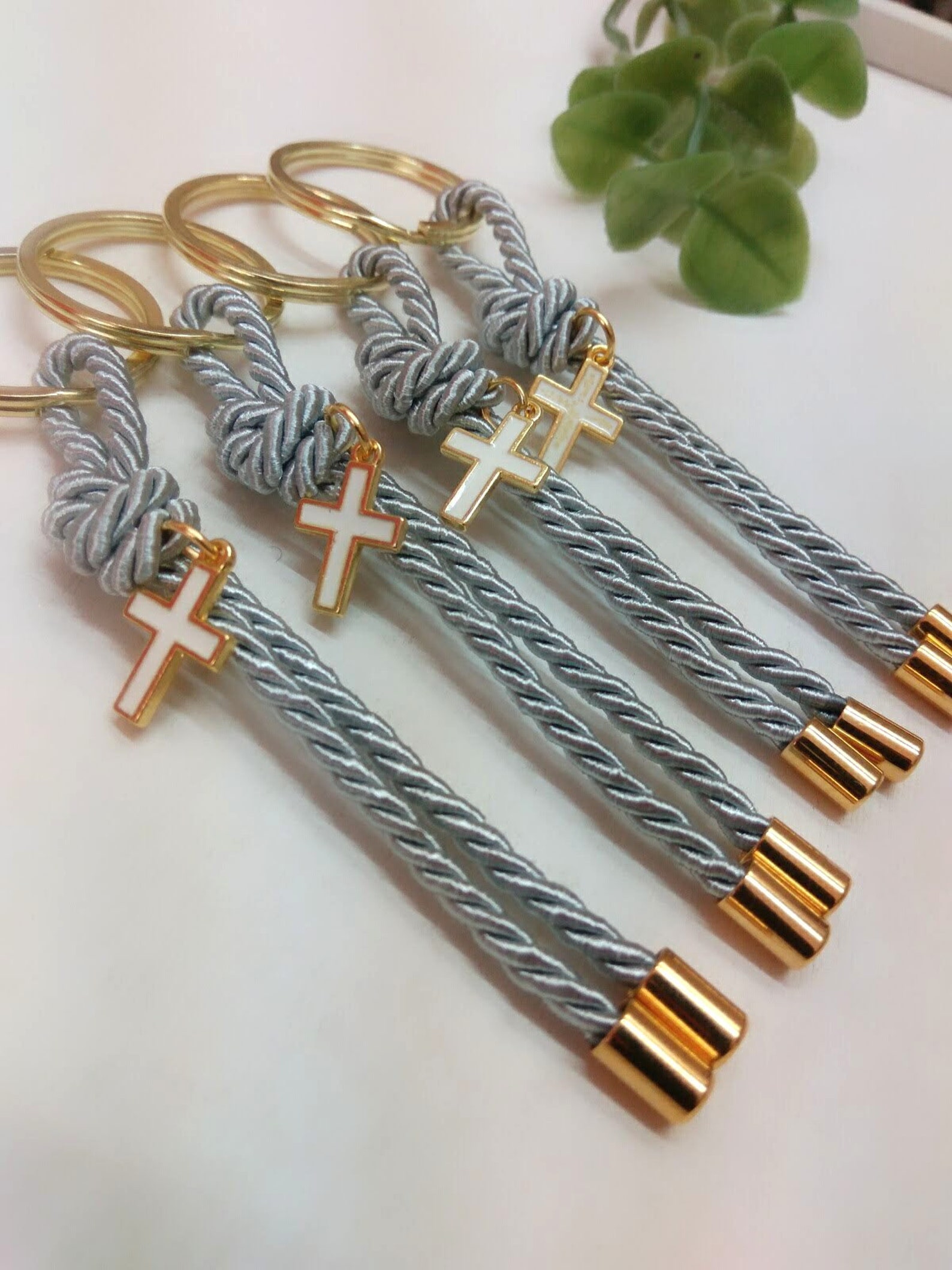 10pcs-key Chain Martyrika-greek Baptism Favors-cross - Etsy