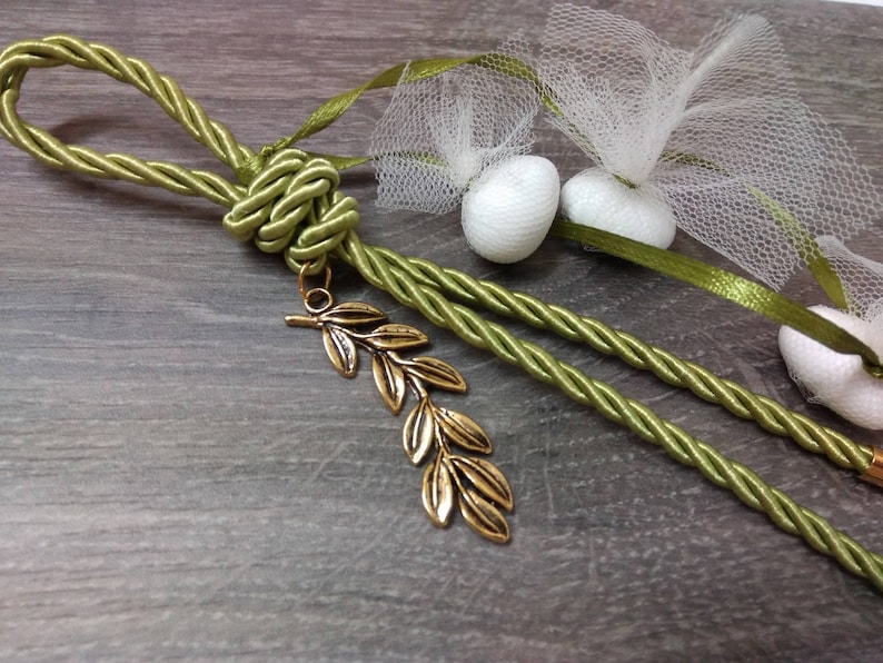 Olive branch Wedding favors-Sugared almond favor 5 pcs Elegant favor-koufeta bomboniera-greek wedding