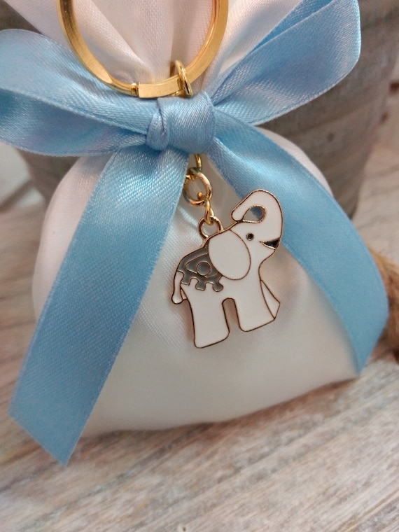 Luxury Bomboniere Elephant Favor Key Chain Favor Baby Shower Favor 25pcs Koufeta Pouches Evil Eye Elegant Christening Favor By Craft Stories Catch My Party