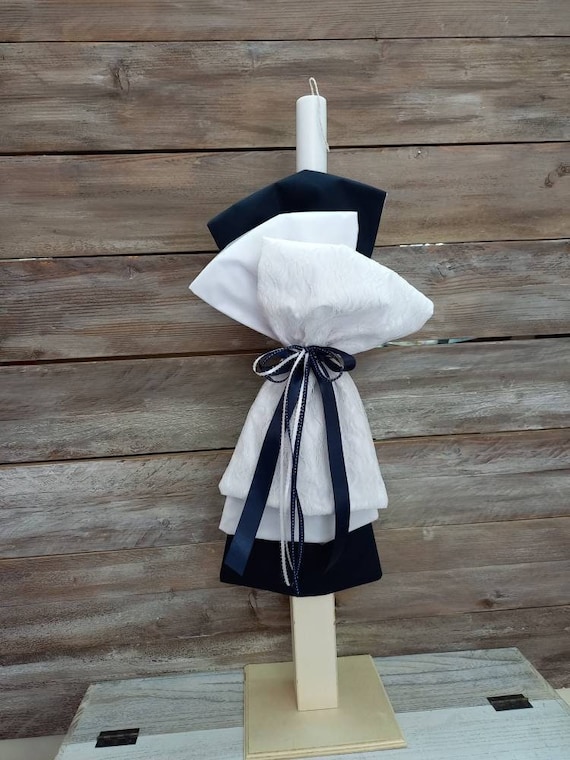 Baptism candle for boys-star lambada-orthodox baptism candle-greek baptism-christening candle-orthodox Vaftisi Il_570xn