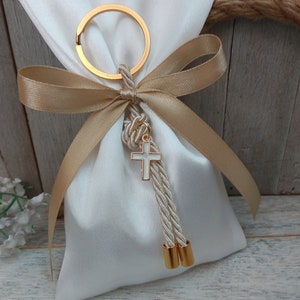 Baptism favor-25 pcs-Cross Favor-koufeta bomboniera-christening favor-First Holy communion favor-greek baptism image 2