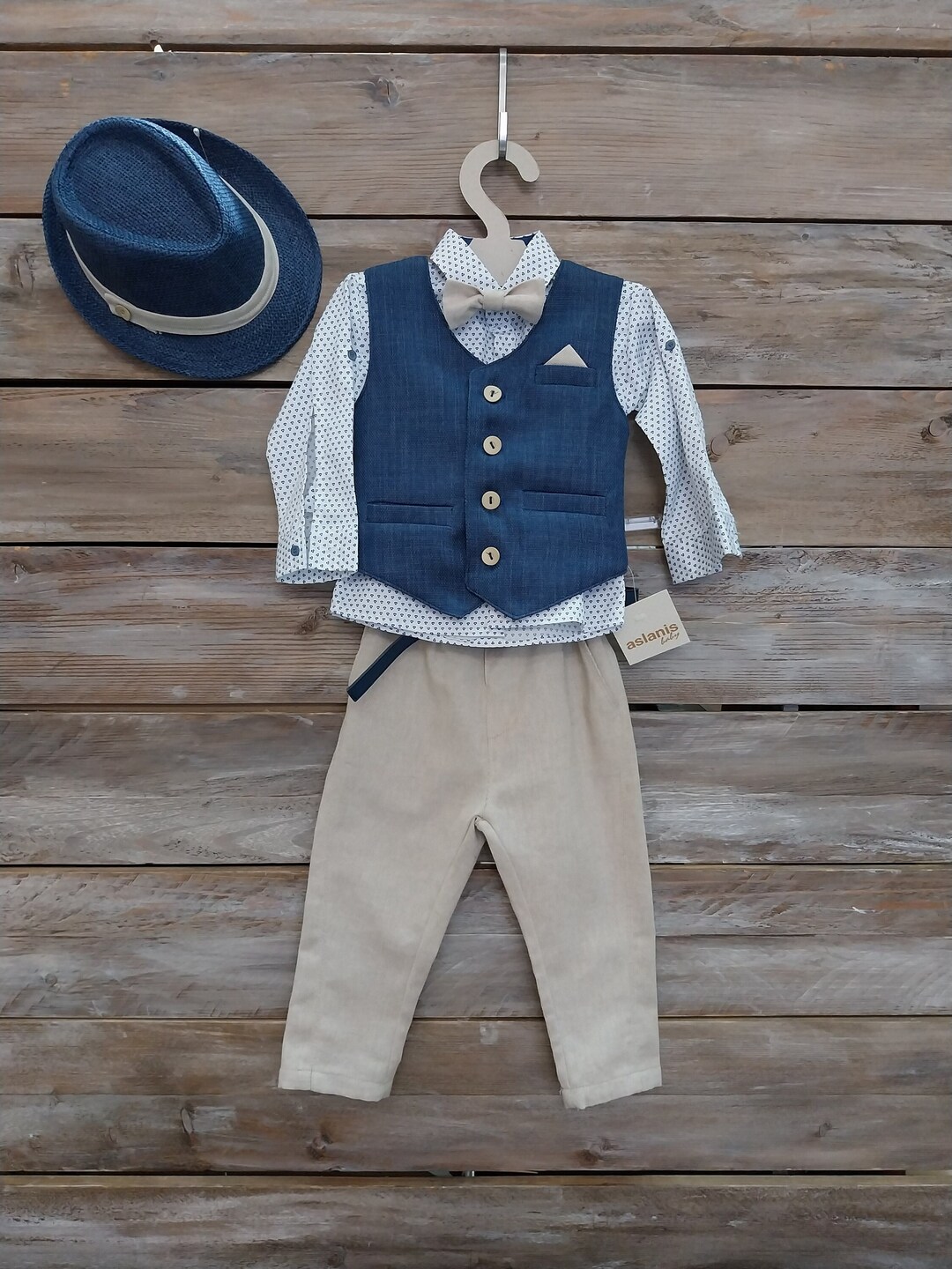 Boy Baptism Outfit Set Greek Baptism Suitorthodox Baptism Etsy