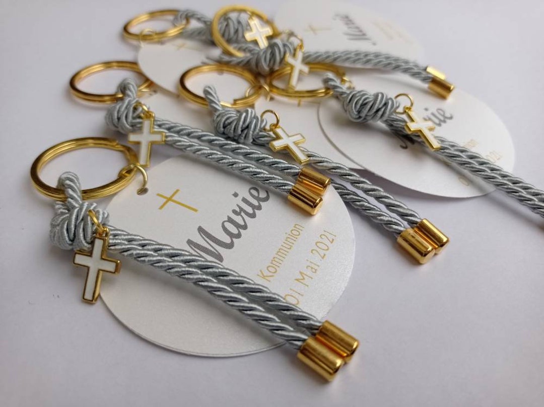 10pcs-key Chain Martyrika-greek Baptism Favors-cross Favors-first ...