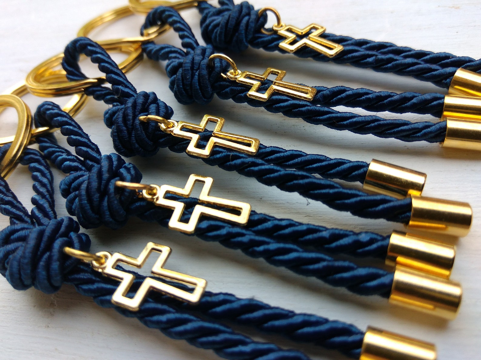 Key Chains Martyrikacross Baptism Favorschristening Etsy