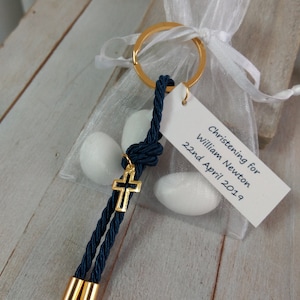 10 pcs-Key chains Baptism Favors-christening favors-shower party favors-first communion favor-Greek baptism