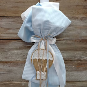 Baptism candle for boys-Hotair balloon lambada-orthodox baptism candle-greek baptism-christening candle-orthodox Vaftisi