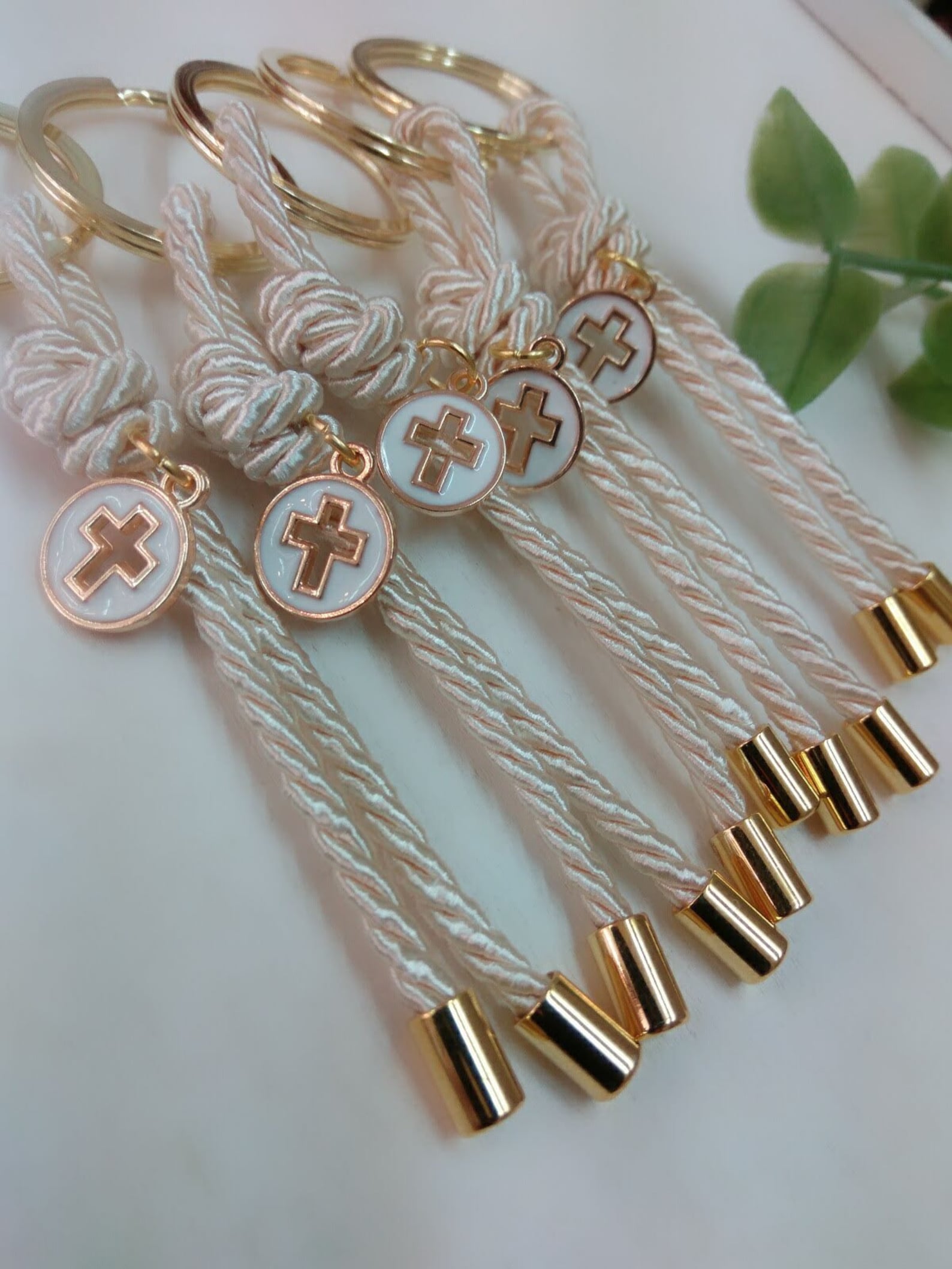 10pcs-key Chain Martyrika-greek Baptism Favors-cross Favors-first ...