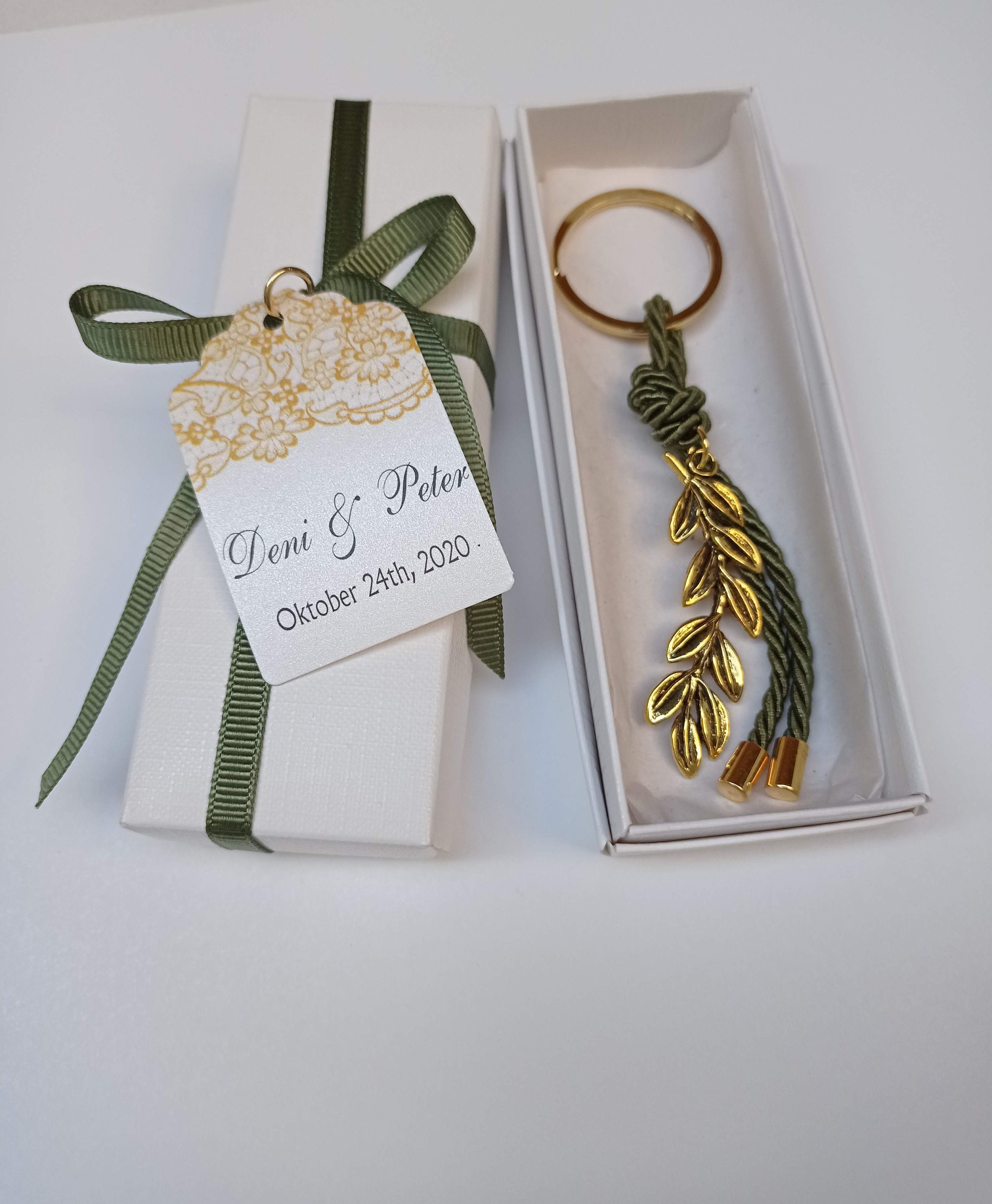 12 Portachiavi Con Ancora + Sacchetti Organza + Etichette - Bomboniere Battesimo, Comunione, Regali Ringraziamento - Foto 6