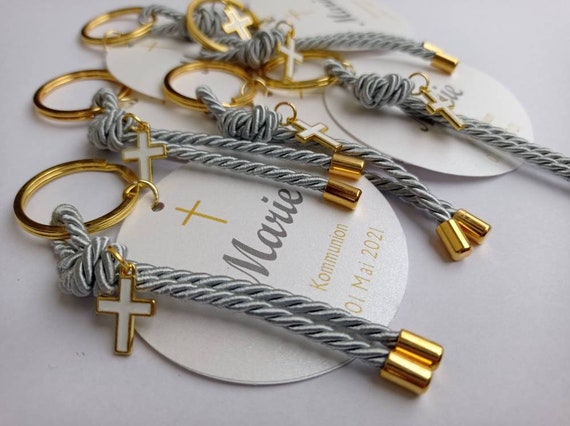 10pcs Key chain martyrika greek baptism favors cross favors first communion favors orthodox favors bautizo favors
