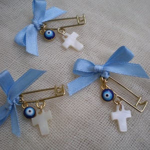 Safe pins martyrika-Baptism martyrika- Orthodox baptism day - martirika for a boy