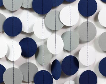 navy blue baby shower decorations