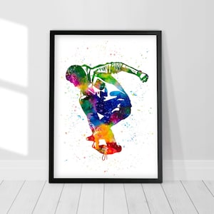 Parkour Extremsport Kunst, Teenager Junge, Raumdekor, Parkour Poster Druck, Extremsport, Sport Poster, Parkour Jumper, Jungenzimmer Druck