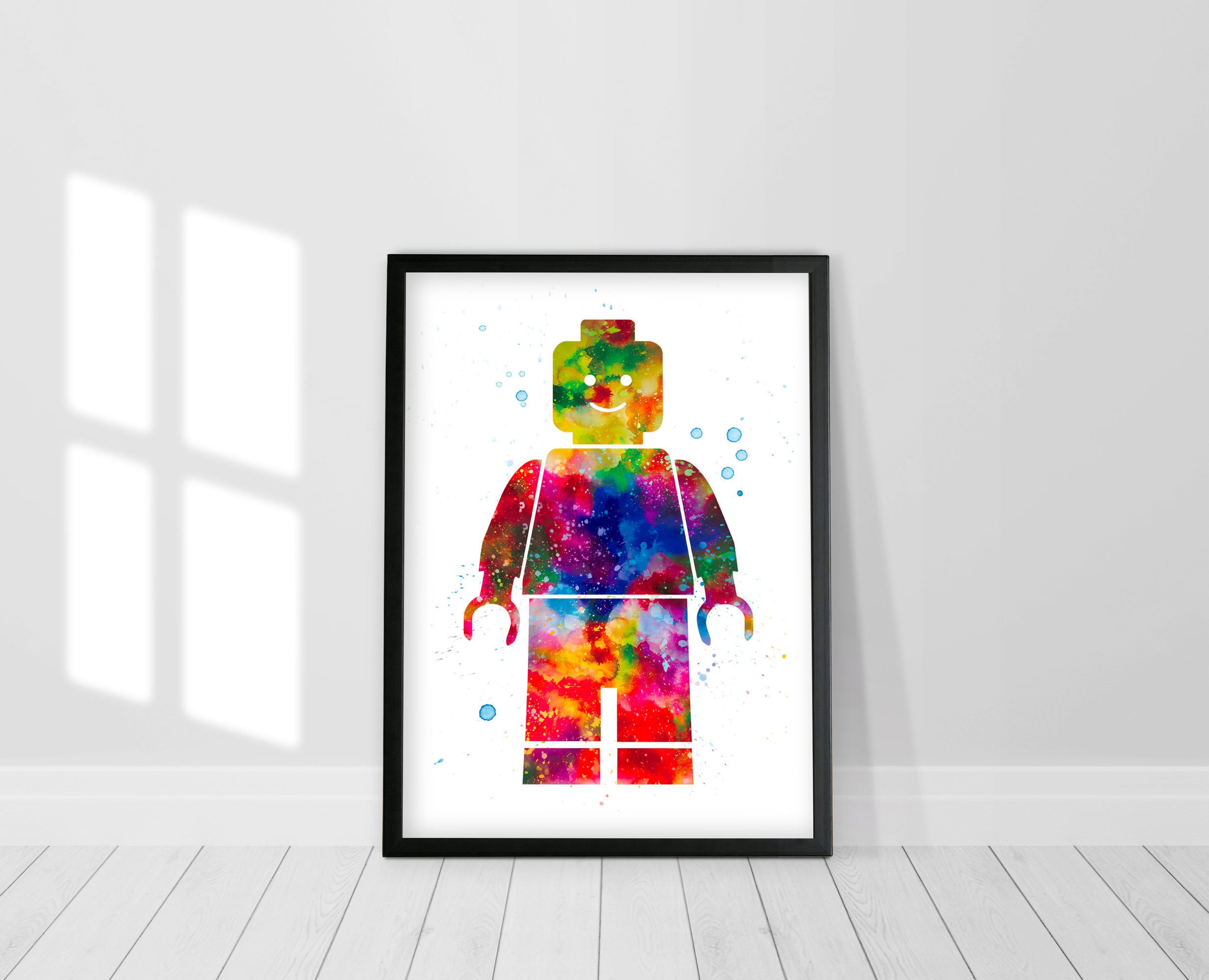 Lego Watercolor Boys Nursery - Etsy