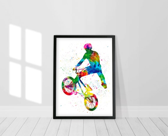 Bmx wall art sale