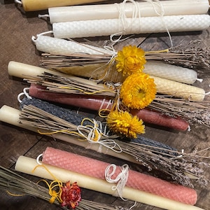 Beeswax Taper Candles