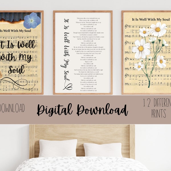 Printable Hymn Wall Art - Etsy