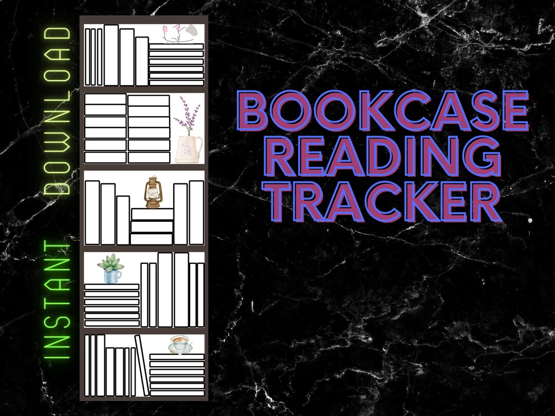 Printable Bookshelf Tracker Bookmark Book Tracker Reading Tracker Book ...