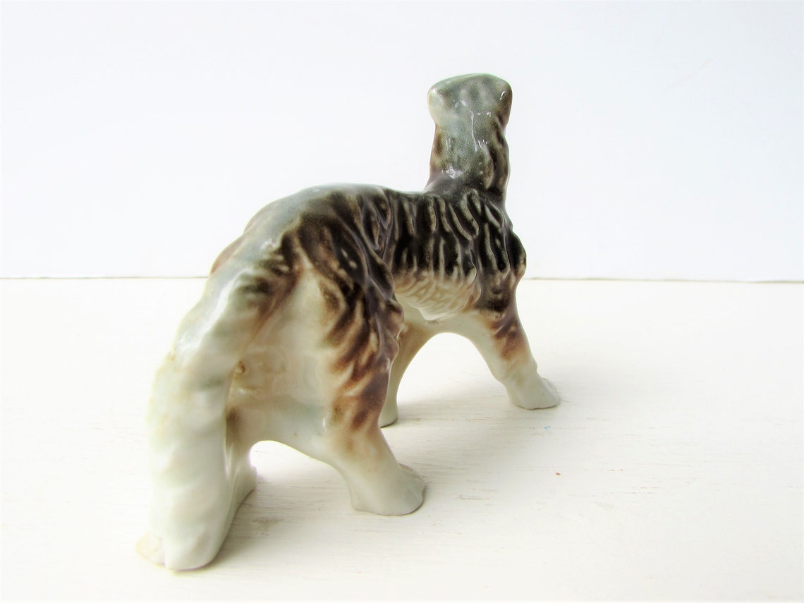 Vintage Mid Century Afghan Hound Dog Figurine Dog Sculpture Etsy