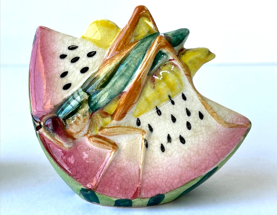 Vintage Watermelon Salt and Pepper Shakers Japan Etsy UK