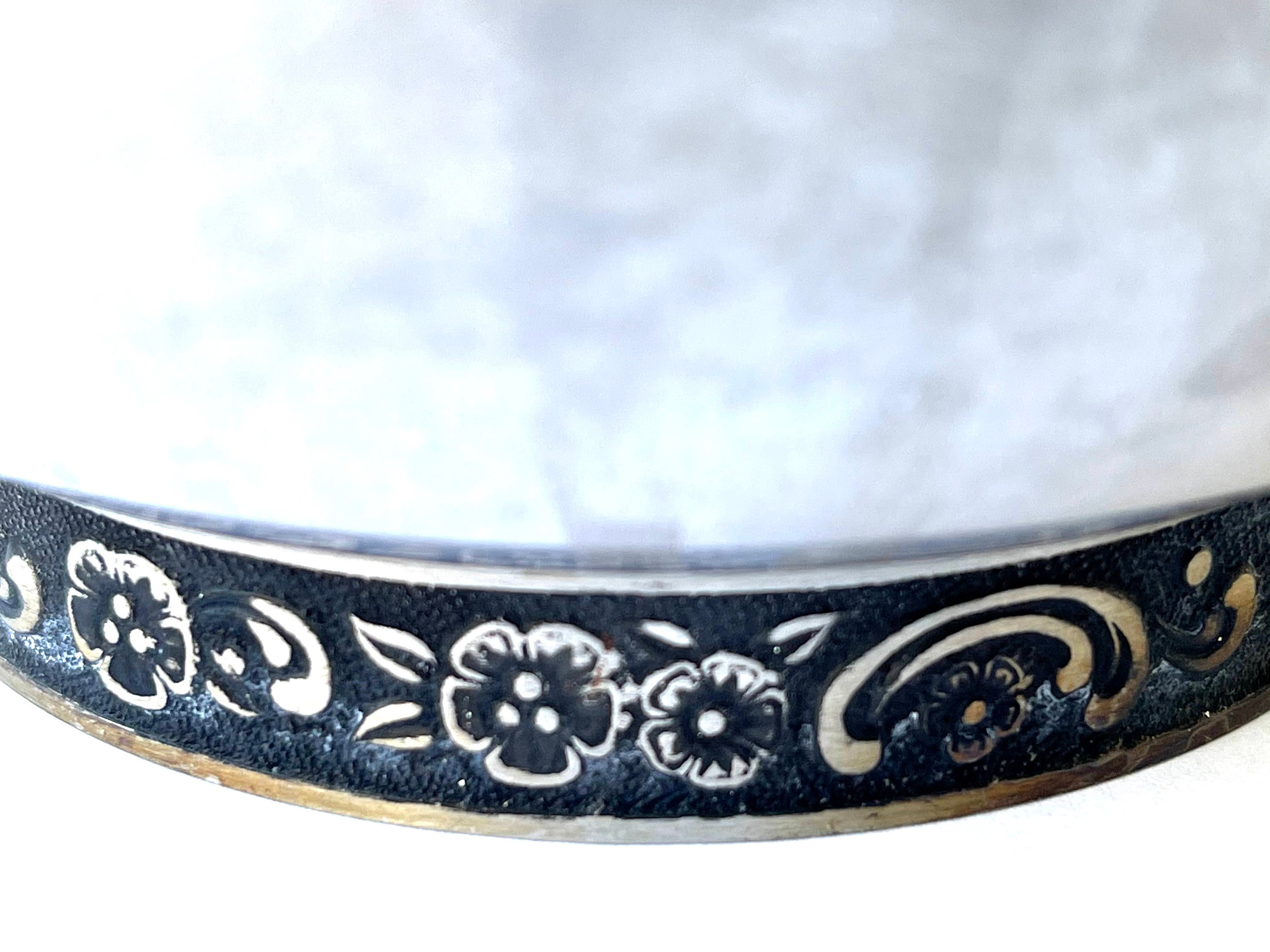 Vintage Stainless Oneida Teapot Floral Pattern Oneida Made Etsy UK