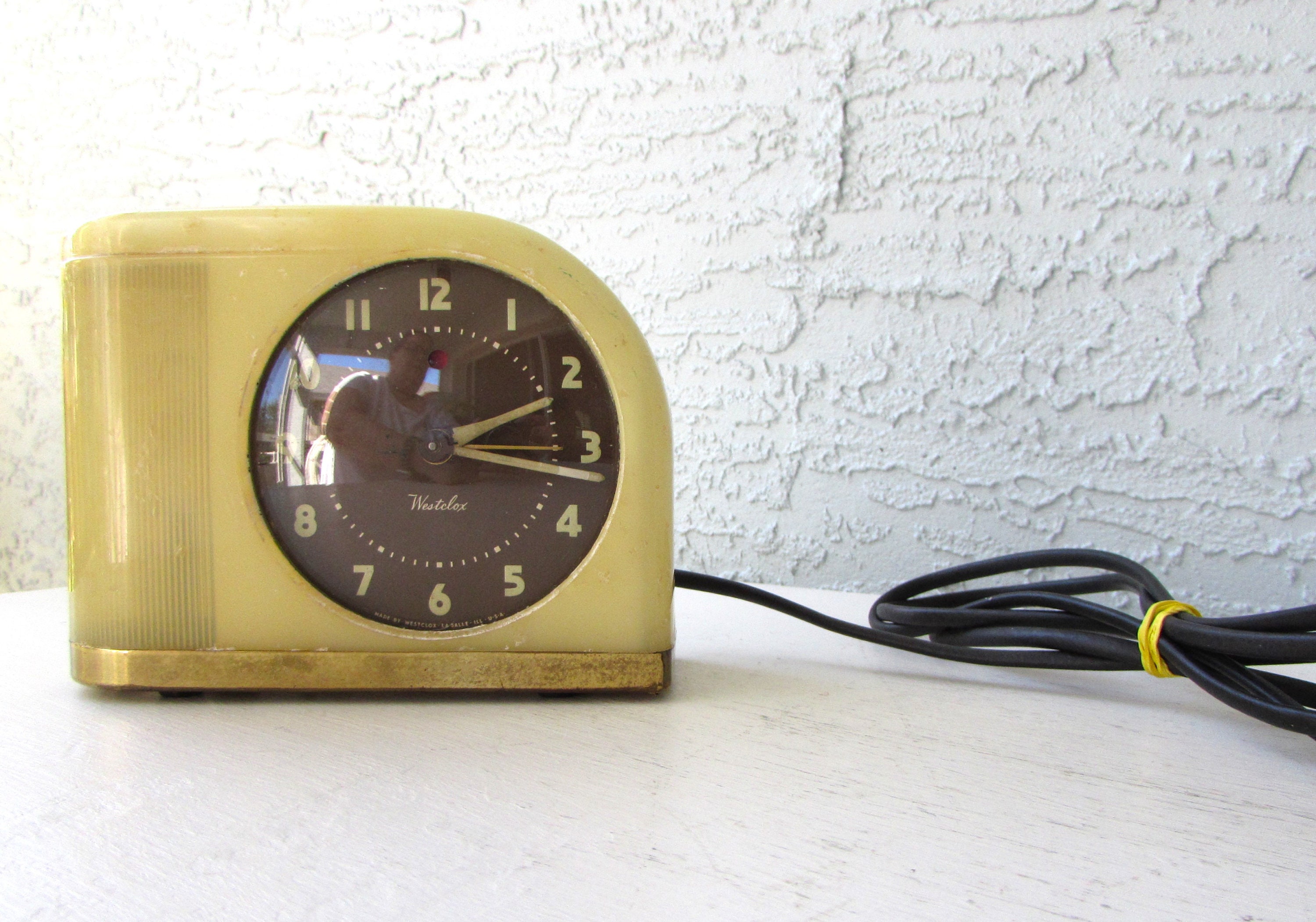 Mid Century Modern Moon Beam Alarm Clock Westclox Art Deco - Etsy
