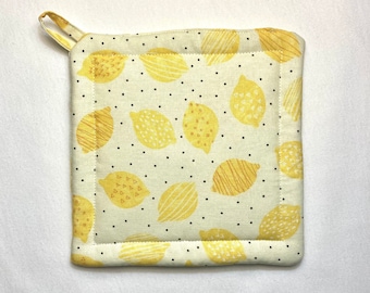 Lemon potholder with insulbrite