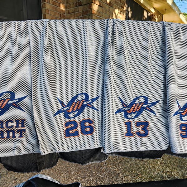 Personalized Cooling Towels – Custom Sports Team Gear, Name, Number Sublimation