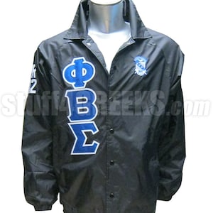 Custom Greek Line Jacket - Crossing Jacket for ANY Fraternity or Sorority