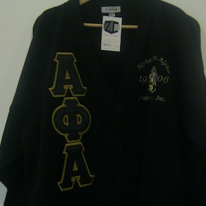 Alpha Phi Alpha Cardigans Etsy