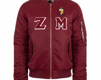Custom Flight Bomber Jacket with Lifetime Embroidery Guarantee