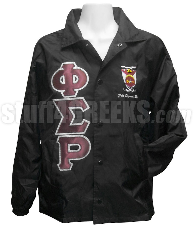 Custom Greek Line Jacket Crossing Jacket for ANY Fraternity or Sorority