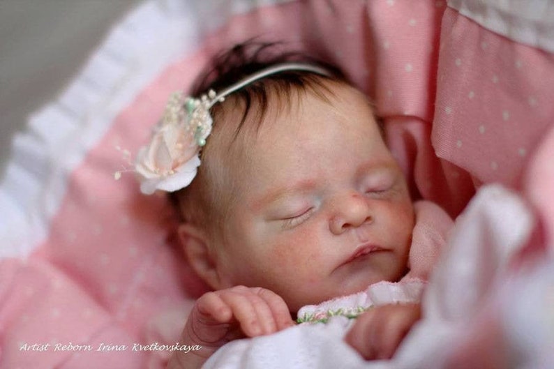 Custom made platinum silicone baby Luxe by Cassie Brace