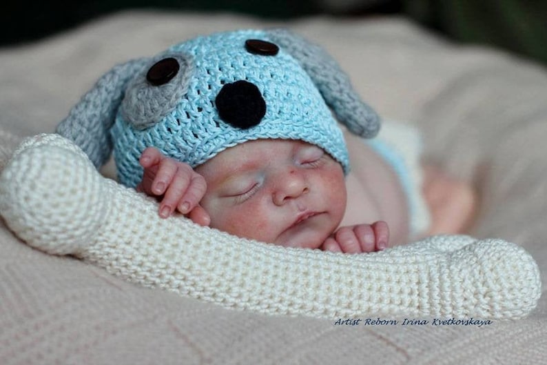 Custom made platinum silicone baby Luxe by Cassie Brace