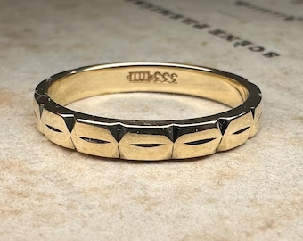 Vintage German 8k Gold Band, US size 6 3/4