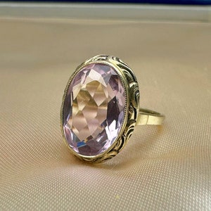 Vintage German Mid-century Ring, Sterling Silver, US Size 6