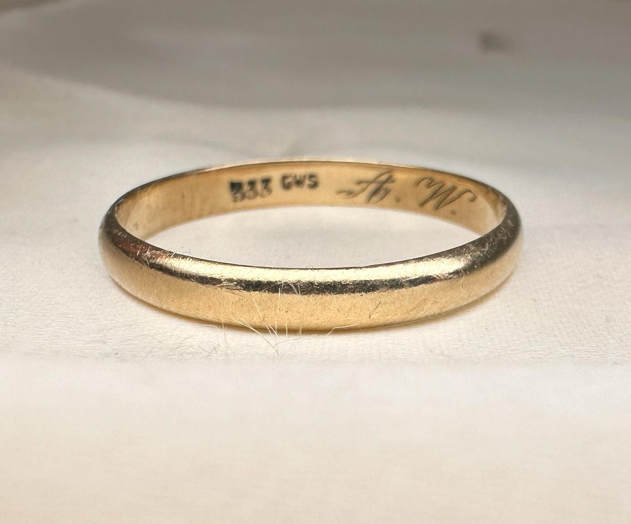 50er jahre amethyst ring