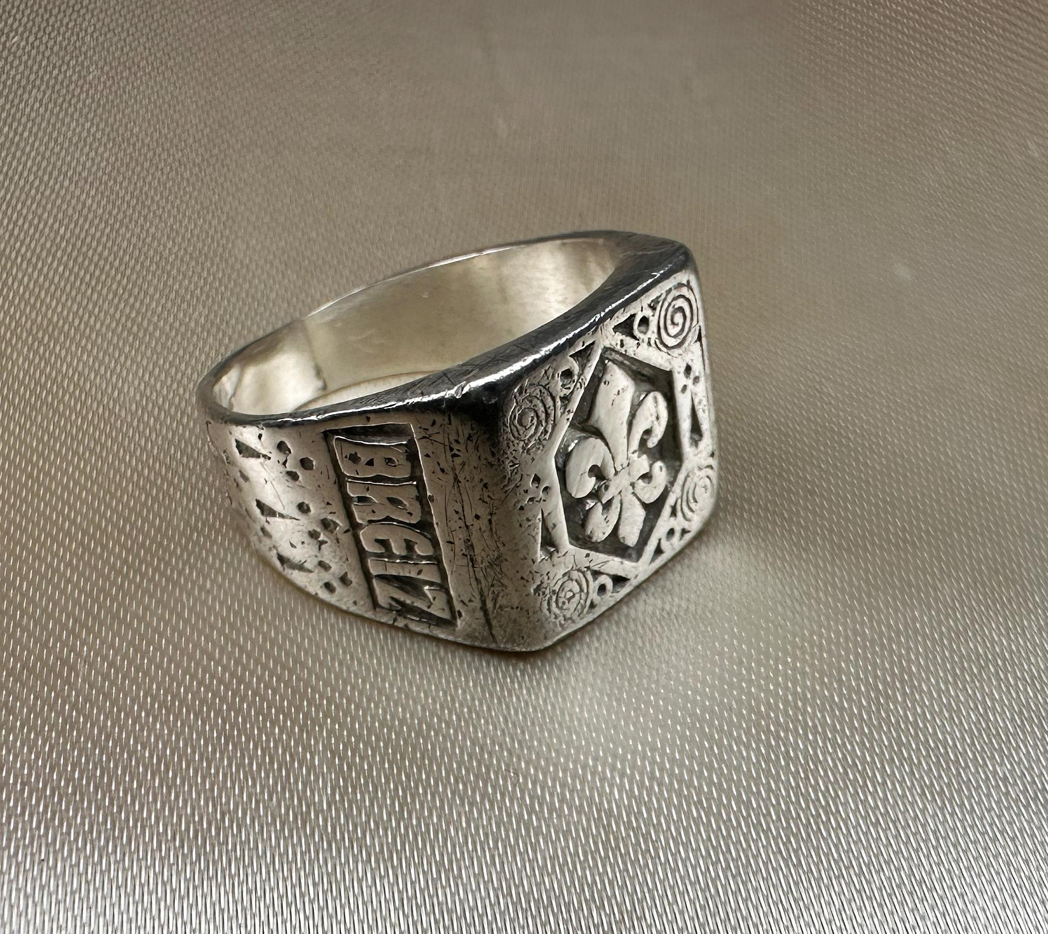 Bijou Régional : Bague Arles Arlésienne Or Argent Et Diama