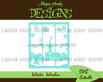 Winter Window SVG