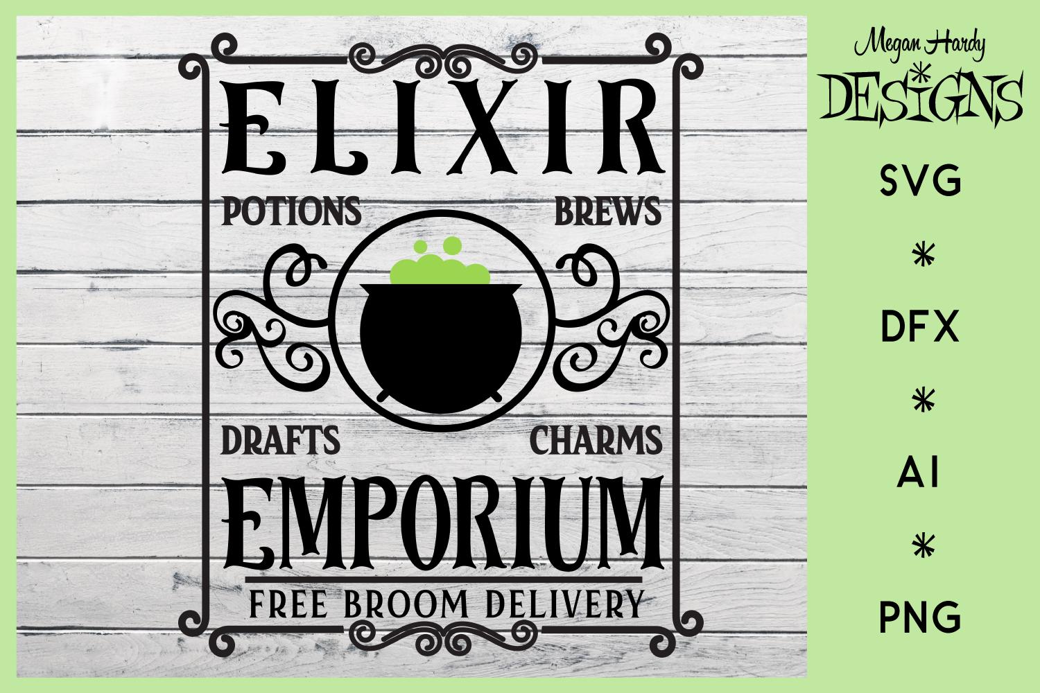 Elixir Emporium Sign - Etsy