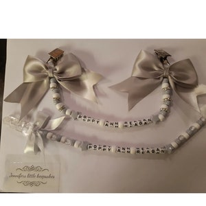 Pram charm with matching dummy clip
